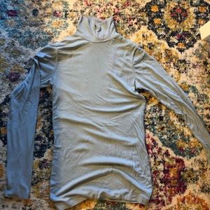 Aritzia turtleneck ribbed thin knit sweater